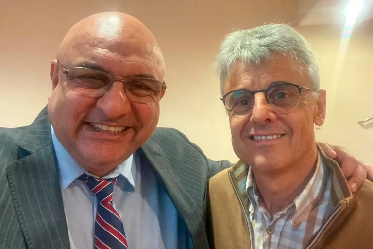 Dr. José Nasser e Dr. Geert Vanden Bossche